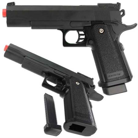 Heavy Metal Airsoft Gun Pistol Black with BB's