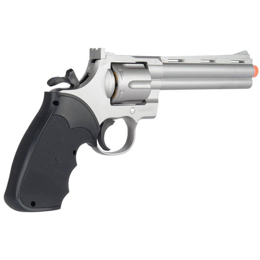 Spring Powered Airsoft Revolver Old West Silver