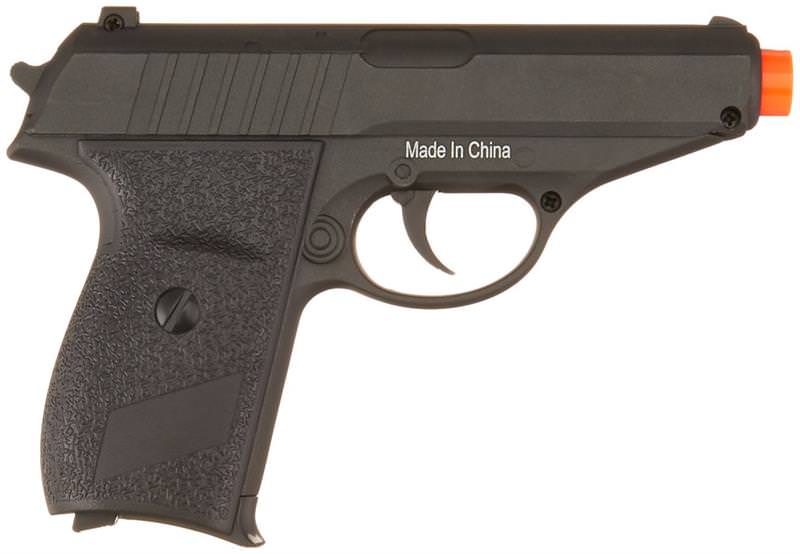 Spring Pistol Metal Body and Slide Sub-Compact Pocket HandGun 220 FPS
