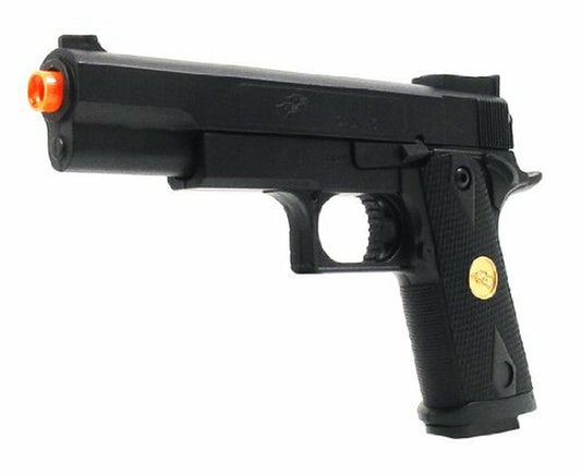 Double Eagle Delta Force Tactical Full Size Airsoft Spring Pistol
