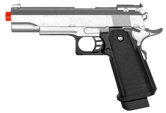 Airsoft Spring Pistol Colt 1911 Replica Metal Gun FPS M9 Silver