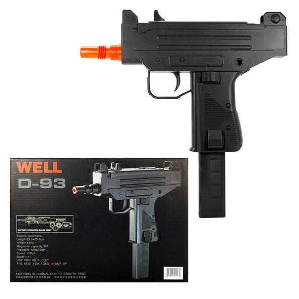 Well Airsoft Uzi Style Auto Electric Pistol