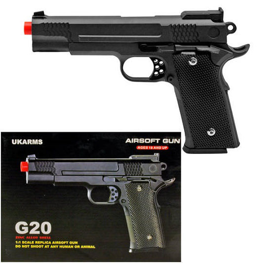 350 FPS Full Metal M945 Replica Airsoft Spring Hand Gun Pistol