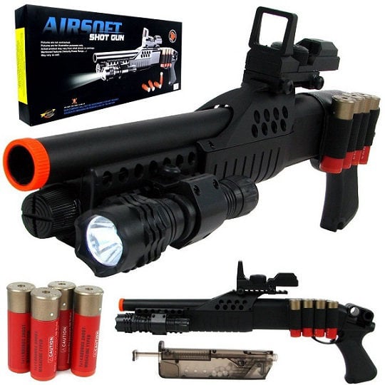 Spring Pistol Grip Pump Action Airsoft Shotgun