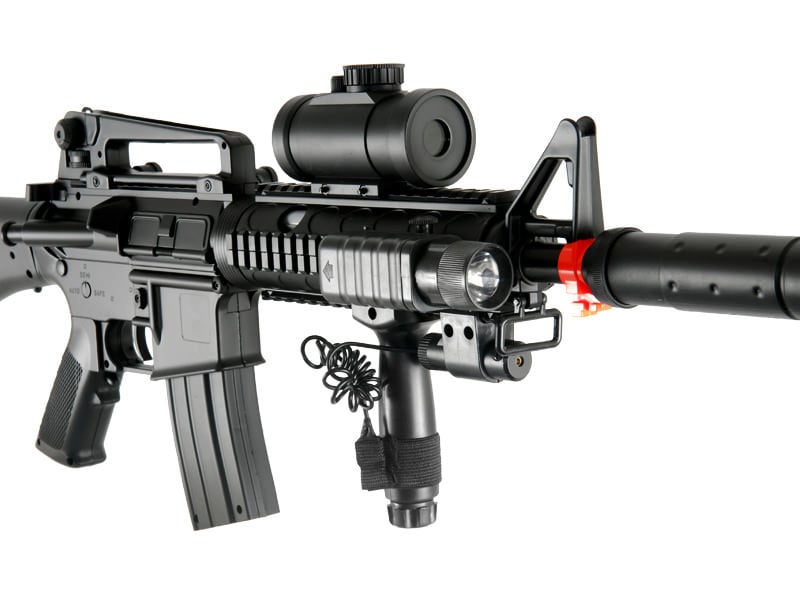 Double Eagle FPS-200 Electric Airsoft Assault RIS AEG Rifle