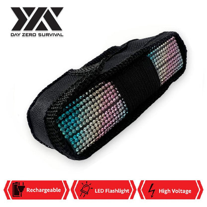 Pastel Lemonade DZS 10 Million Volt Self Defense Bling Stun Gun