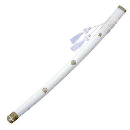 40.5" Enma Zoro Roronoa Yamo White Katana Replica Steel Sword