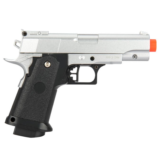 Full Metal Silver Spring 1911 Airsoft Pistol