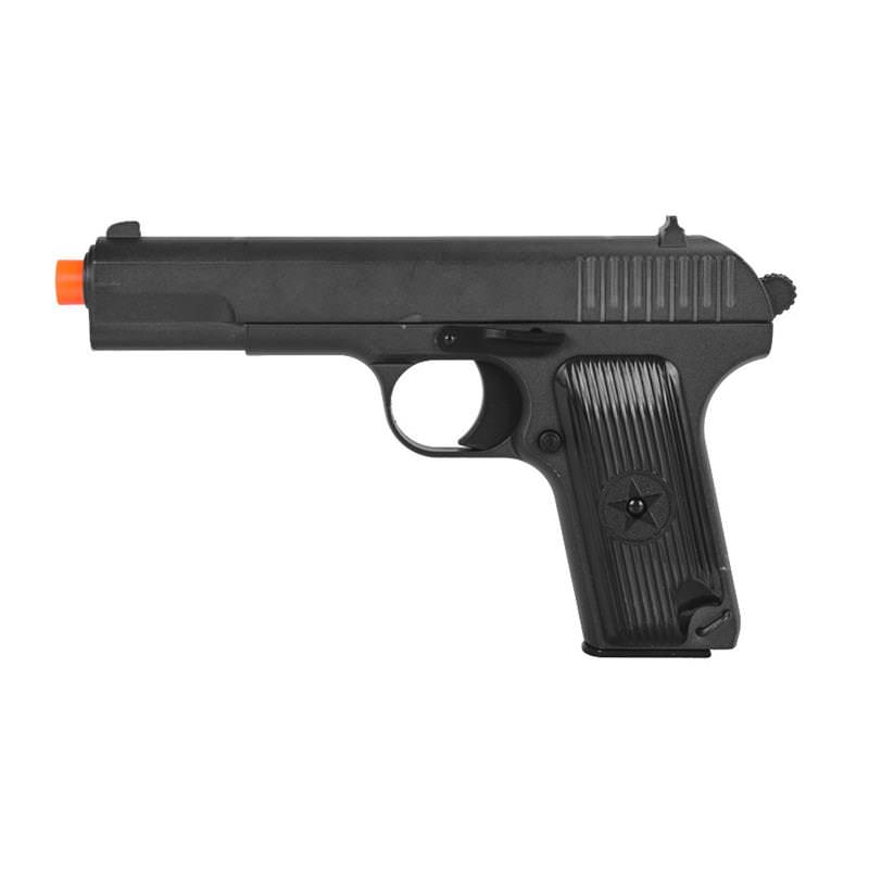 Full Metal Military Airsoft Spring Pistol Hand Gun 8" Overall