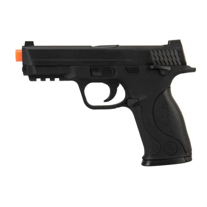 Metal Slide Full Size Airsoft Spring Pistol Black 220 FPS
