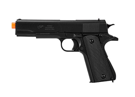 Double Eagle Heavyweight Airsoft Spring Pistol with Lanyard Loop