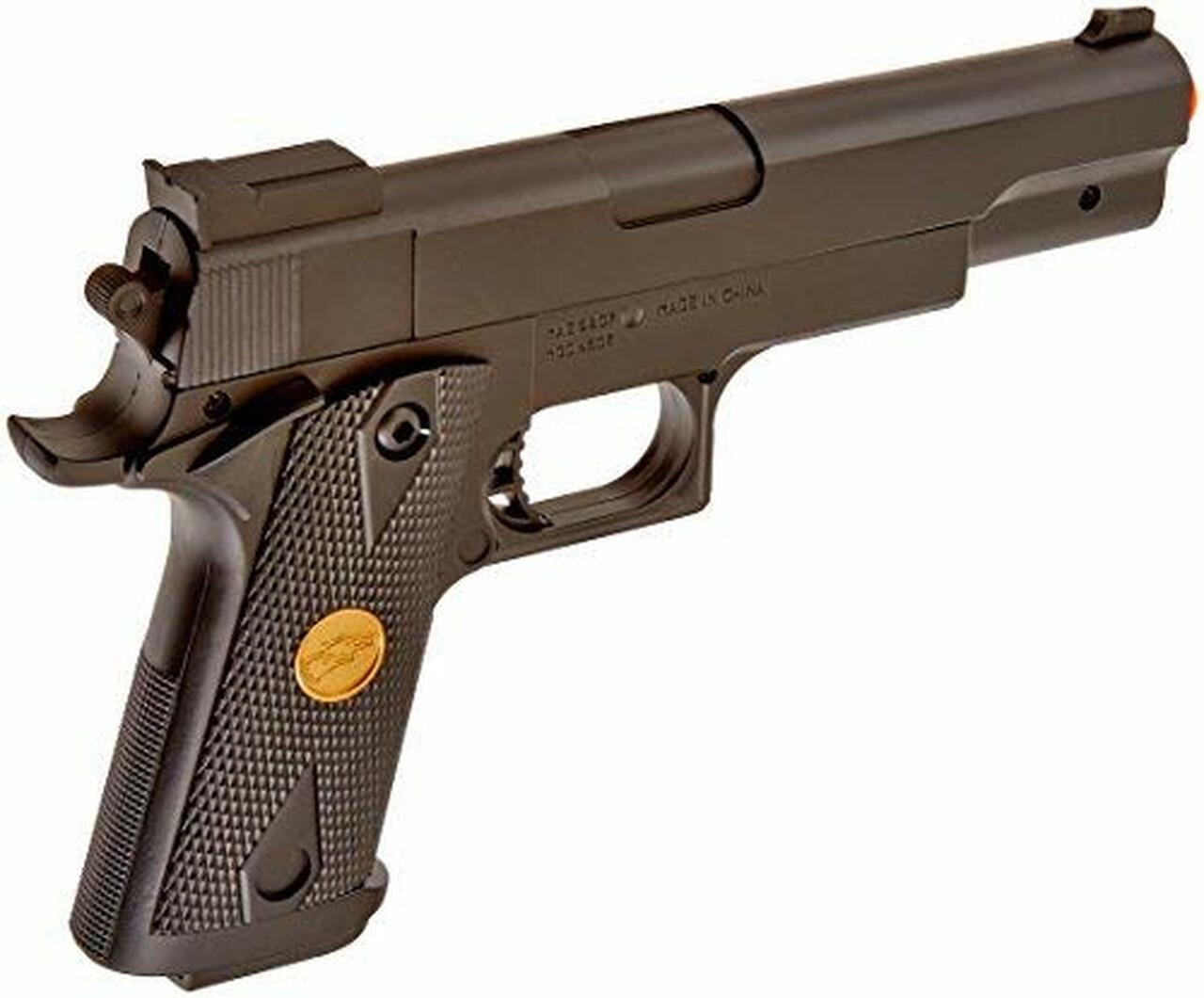 Double Eagle Delta Force Tactical Full Size Airsoft Spring Pistol