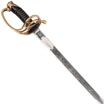 1860 CSA Shelby Officer Civil War Replica Sword