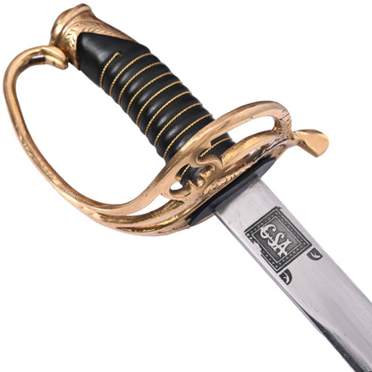 1860 CSA Shelby Officer Civil War Replica Sword