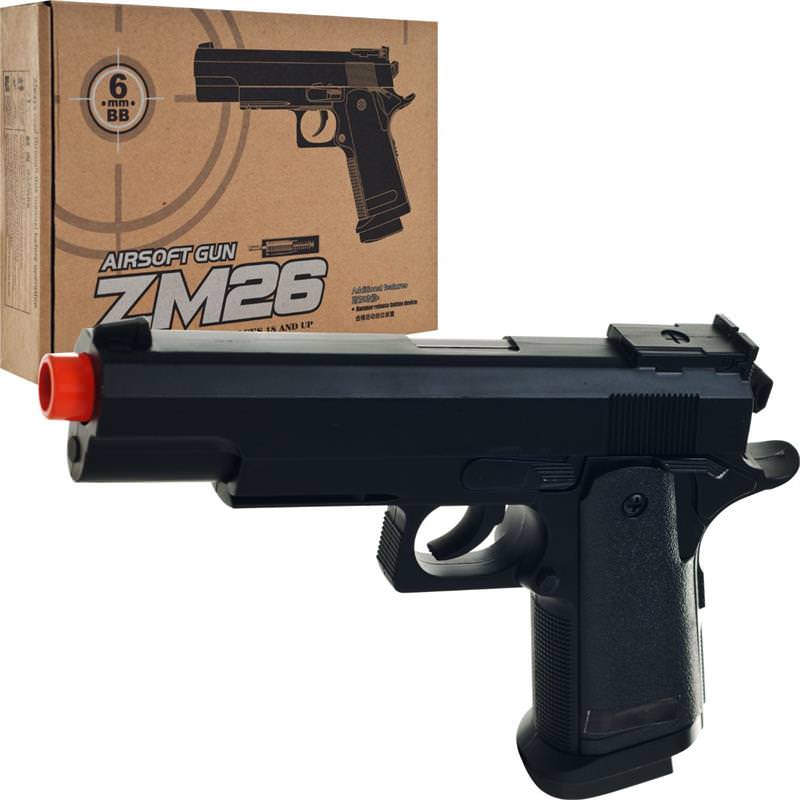 1911 FPS-245 Metal Body Spring Airsoft Handgun Pistol