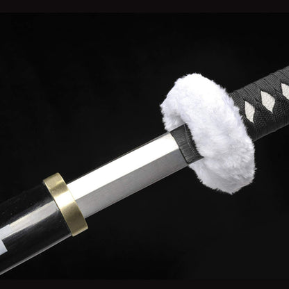 41" Wooden One Piece Trafalgar Law Samurai Sword Katana Cosplay Blade Weapon New