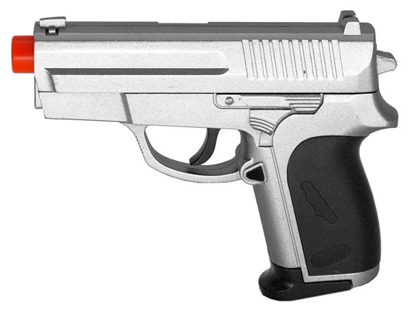 CYMA Full Metal Spring Airsoft Pistol Silver